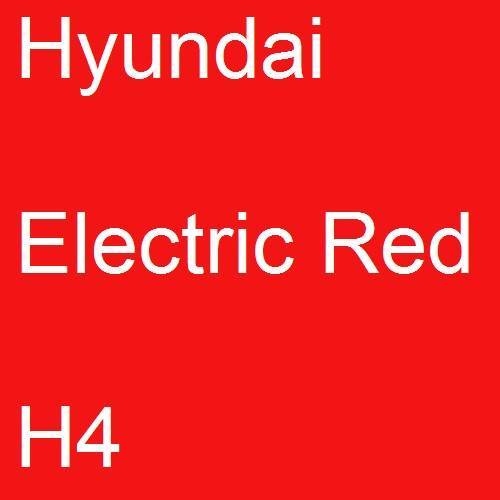 Hyundai, Electric Red, H4.